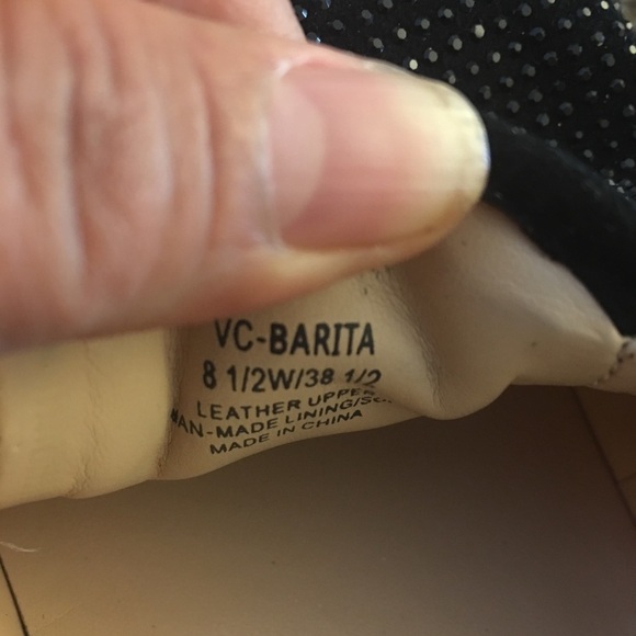 Vince camuto suede black sandals size 8.5 - Picture 6 of 8